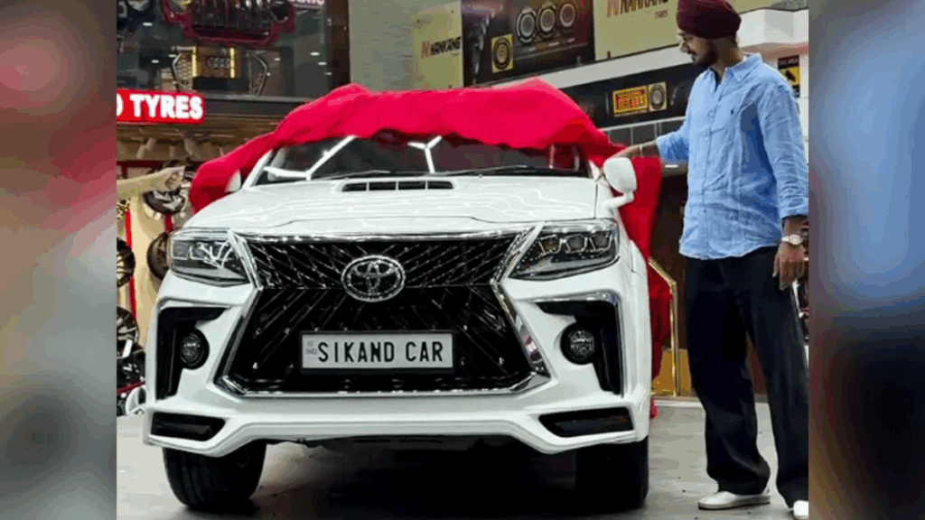 Arshdeep Singh’s Toyota Fortuner Gets a Lexus-Style Luxury Makeover