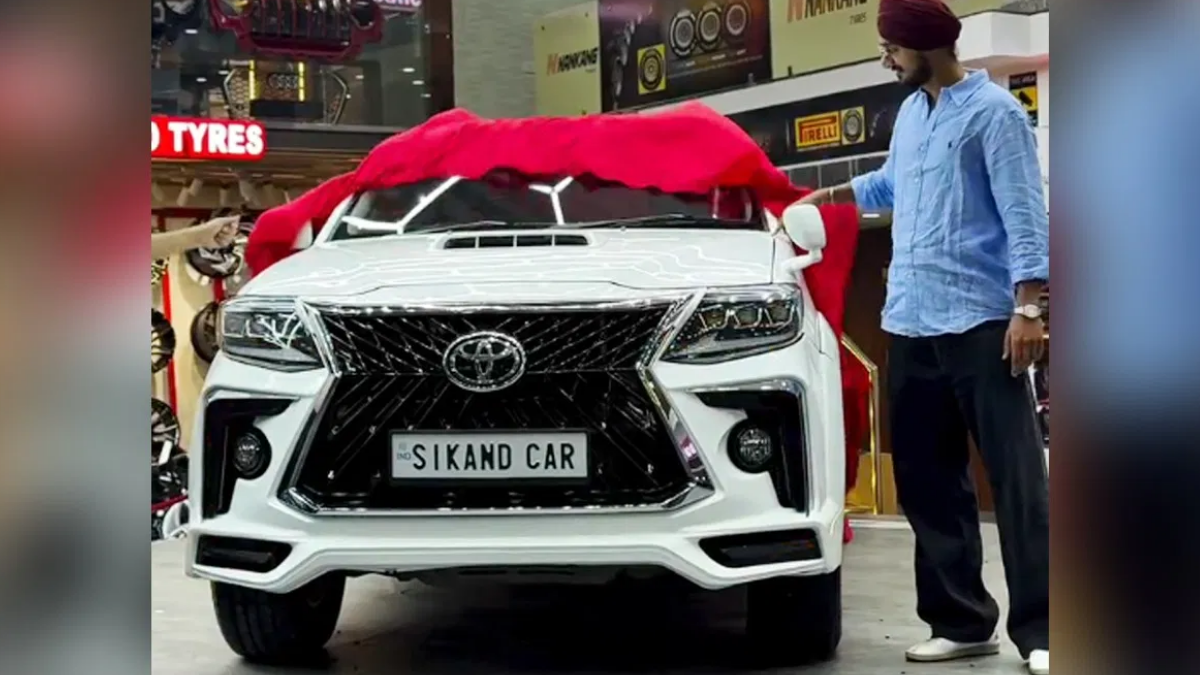 Arshdeep Singh’s Toyota Fortuner Gets a Lexus-Style Luxury Makeover
